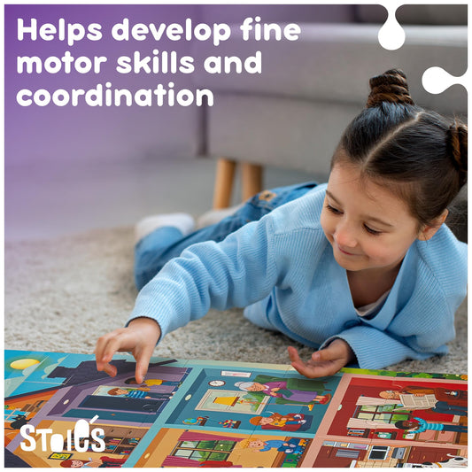 Stoie´s three-floor layout invites children to explore home.