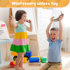 Stoie's wooden toddler cymbals for vibrant claps and sounds