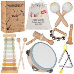 Stoie's xylophone with mallets for early rhythm practice.