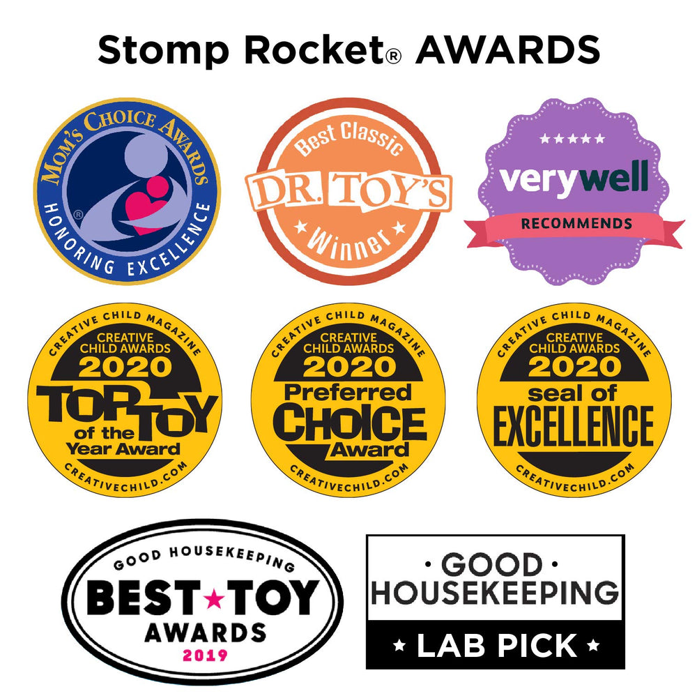 Backyard play with Stomp Rocket promotes active, screen-free fun for kids.