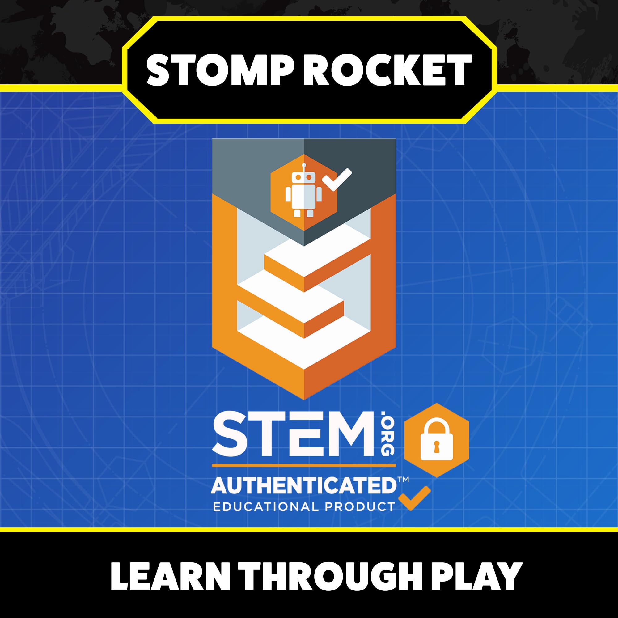 Stomp Rocket durable, kid-safe plastic built for repeated stomps.