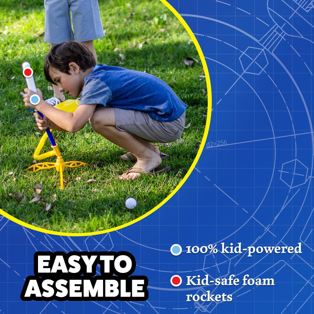 Six replacement rockets for Jr Glow Stomp Rocket kits.