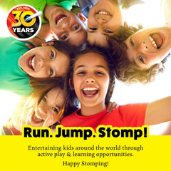 Stomp Rocket Squeeze Rocket kit assembles quickly without batteries, indoors or out.