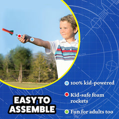 Stomp Rocket Squeeze Rocket colorful foam rockets boost bright outdoor play.