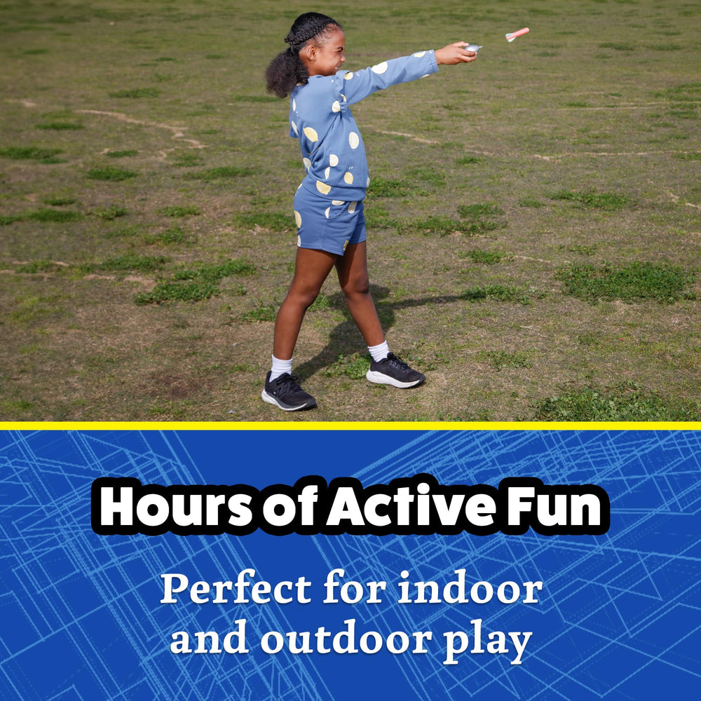Stomp Rocket Squeeze Rocket hand-powered launch system for hands-on STEM play.