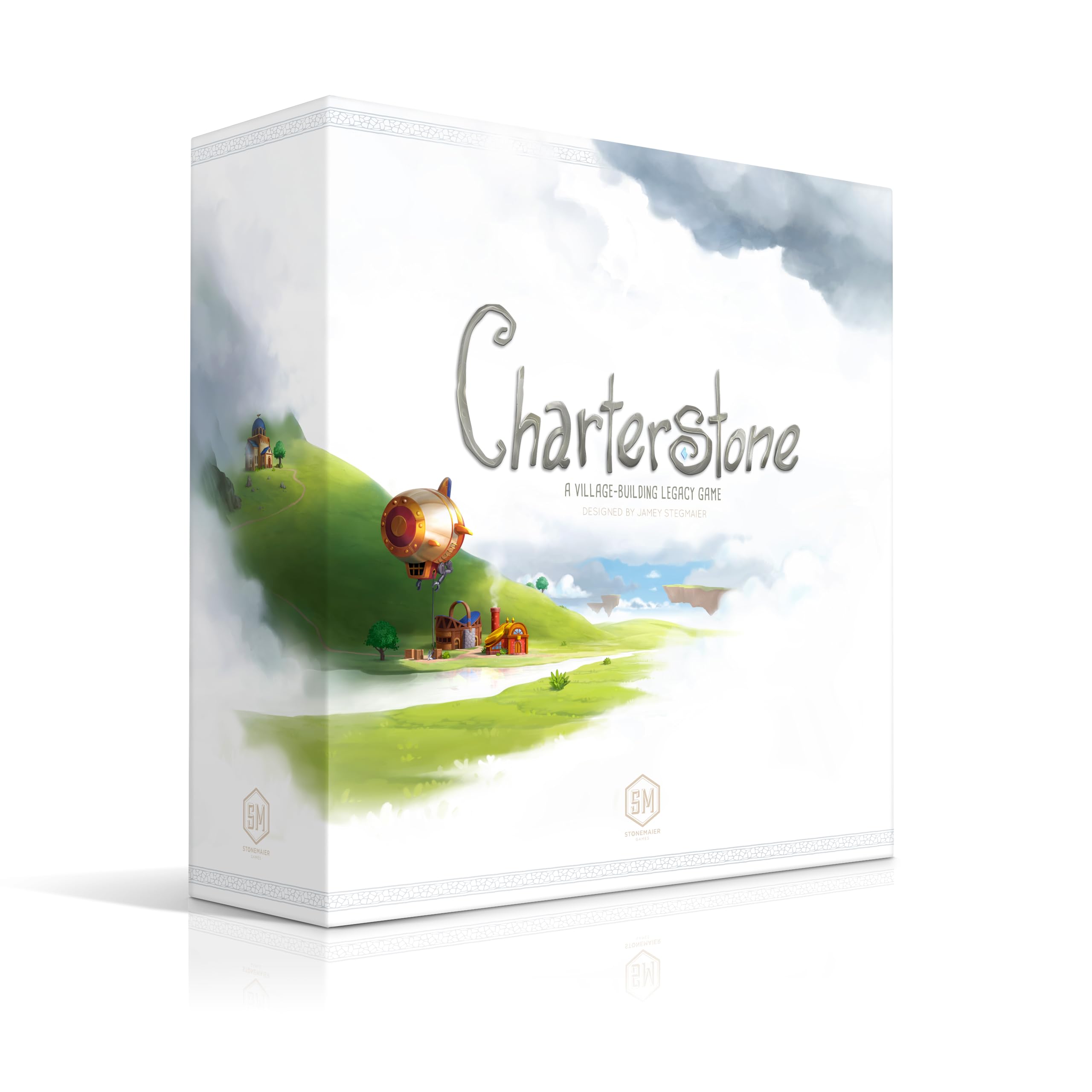 Charterstone campaign board evolves into a living city, by Stonemaier Games.