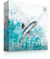 Stonemaier Finspan card deck with vibrant fish cards for strategy.