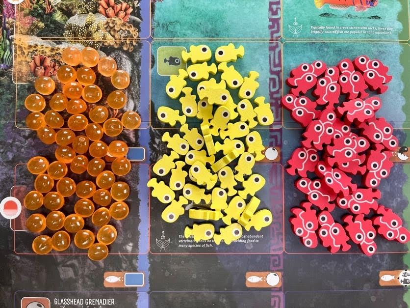 Stonemaier Finspan upgrade 20 School tokens with legible colors