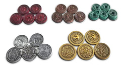Stonemaier cosplay coins enhance costume authenticity.