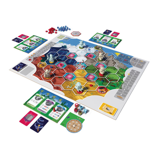 Stonemaier My Little Scythe board art enhances immersive fantasy for players.