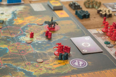 Stonemaier Scythe grain and wood tokens pair well with gameplay.