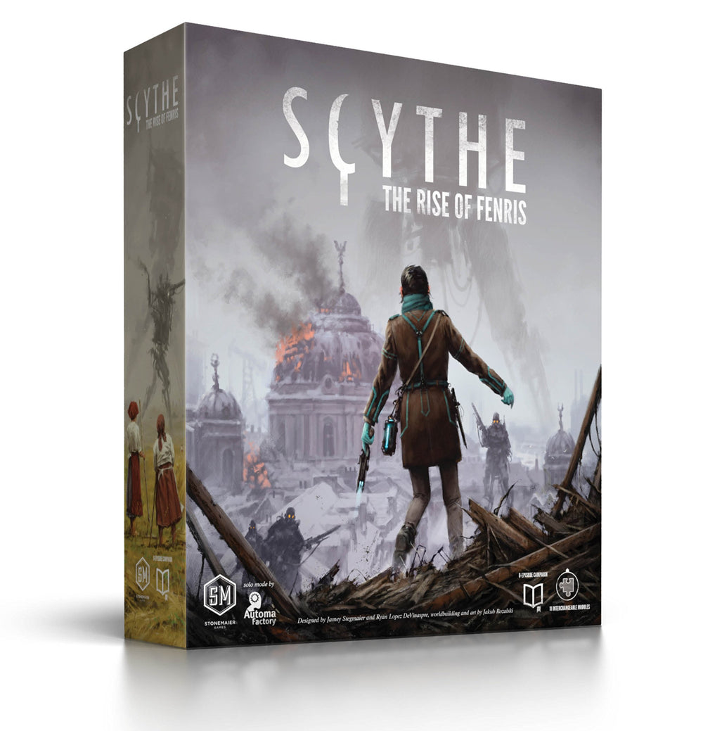 Stonemaier Scythe Rise of Fenris campaign episodes artwork for immersive storytelling