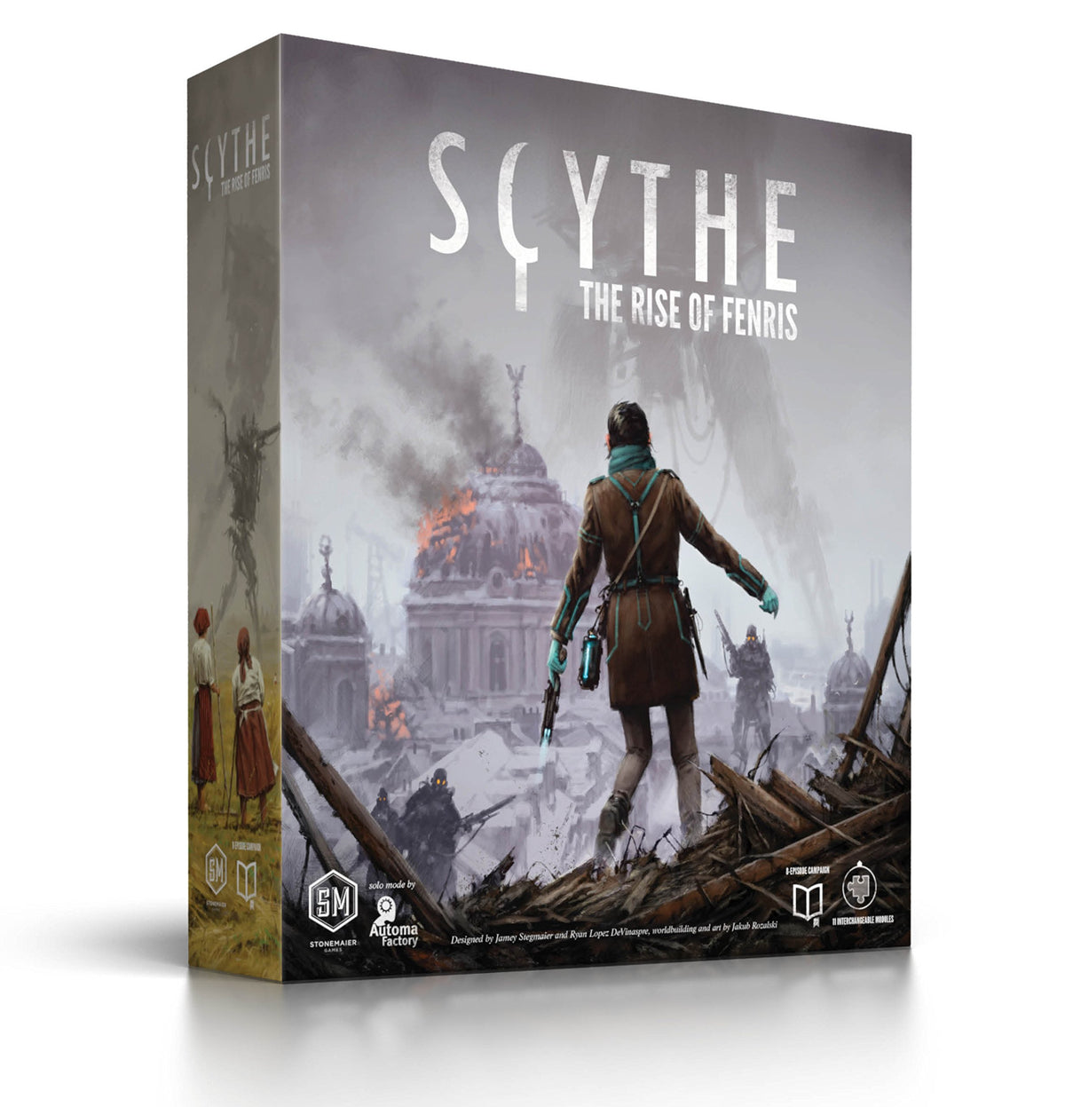 Stonemaier Scythe Rise of Fenris campaign episodes artwork for immersive storytelling