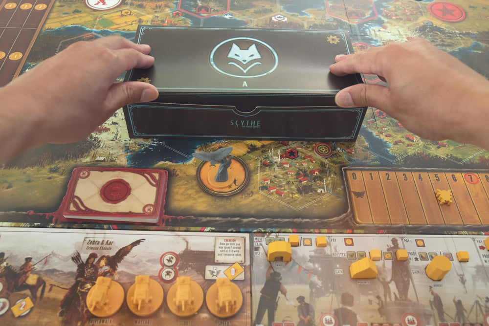Stonemaier Scythe Rise of Fenris dice and tokens add strategic depth