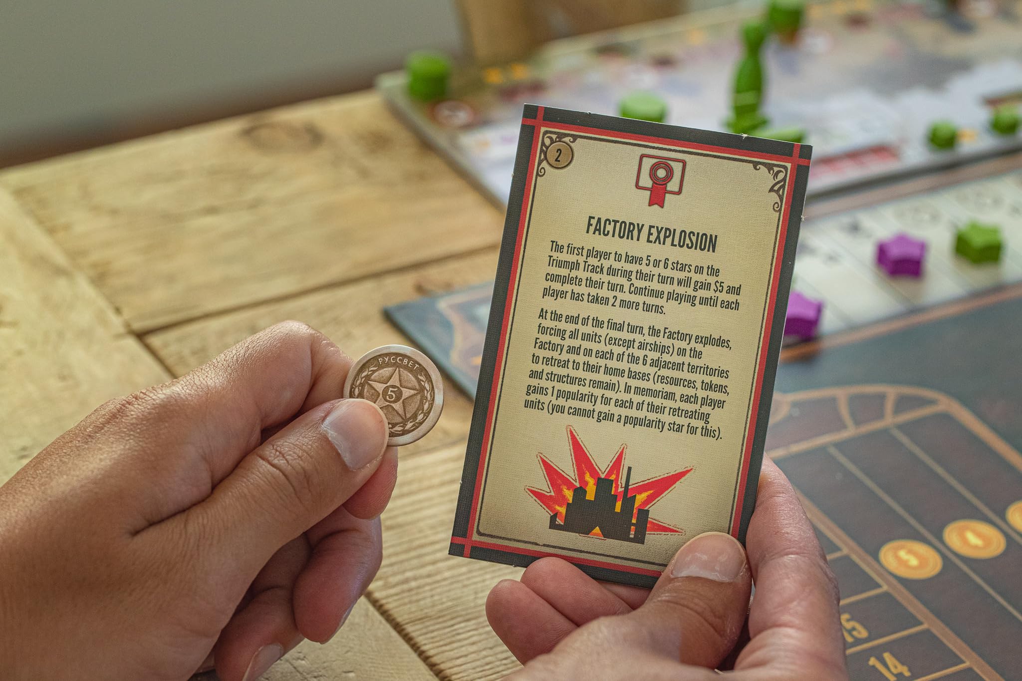 Stonemaier Scythe Wind Gambit visuals of faction airships for thematic depth