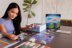 Stonemaier Games Vantage remote play lets teams connect by audio.