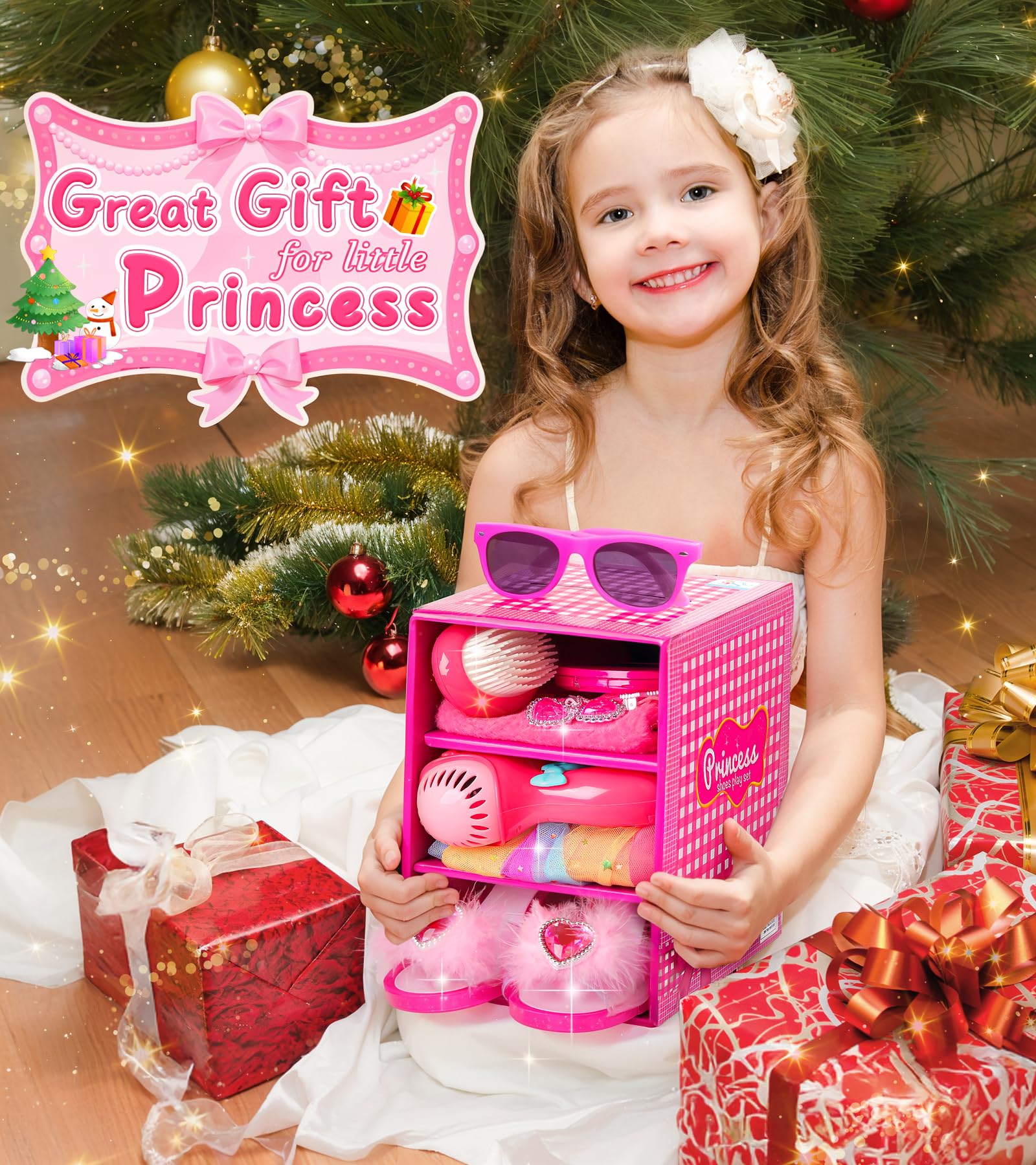 STOPKLAS kid-friendly sunglasses and earrings add sparkle to pretend play.