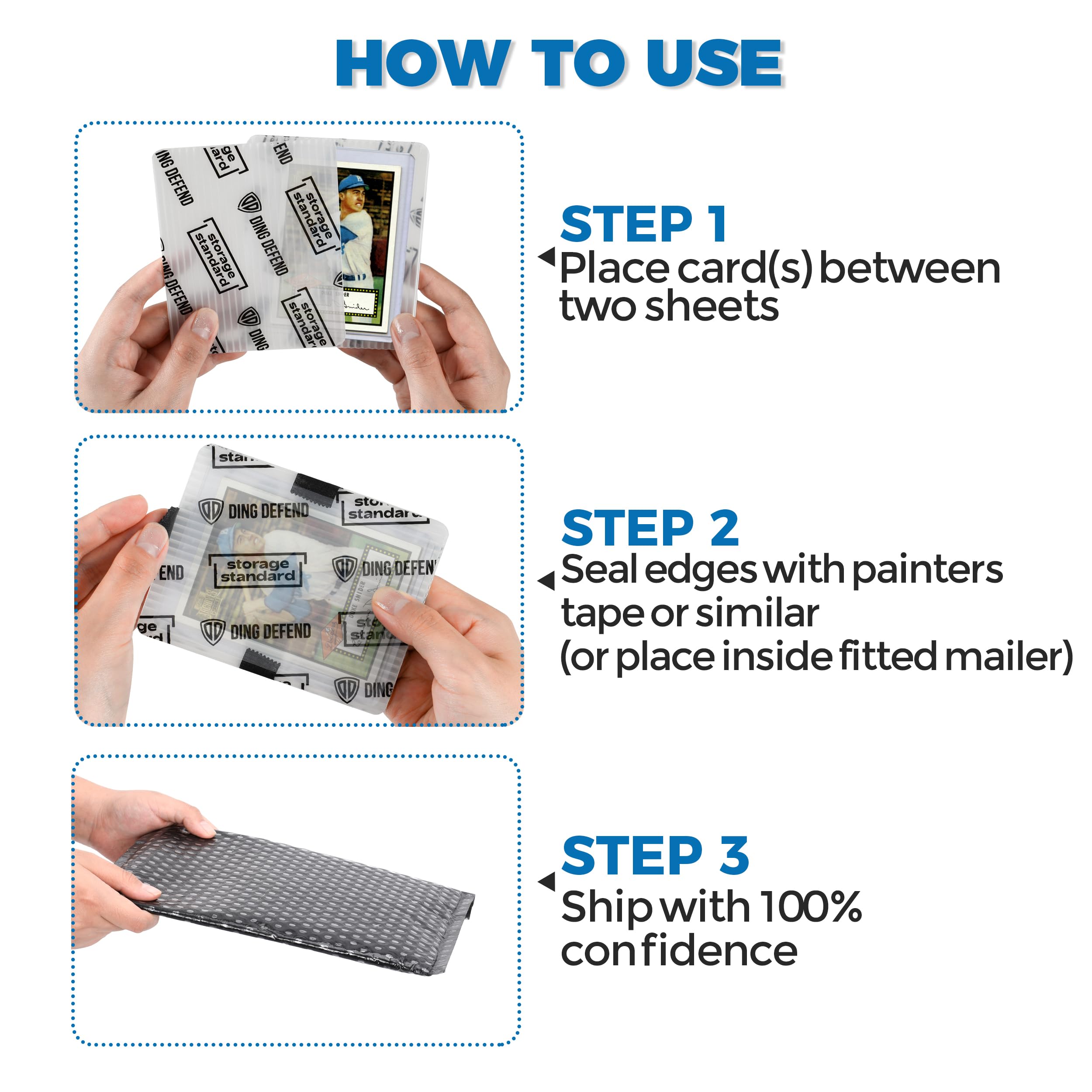 Each protector measures 3.5 x 4.5 inches for precise edge protection.