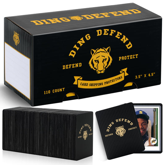 Storage Standard Ding Defend tiger design front view protects cards during transit