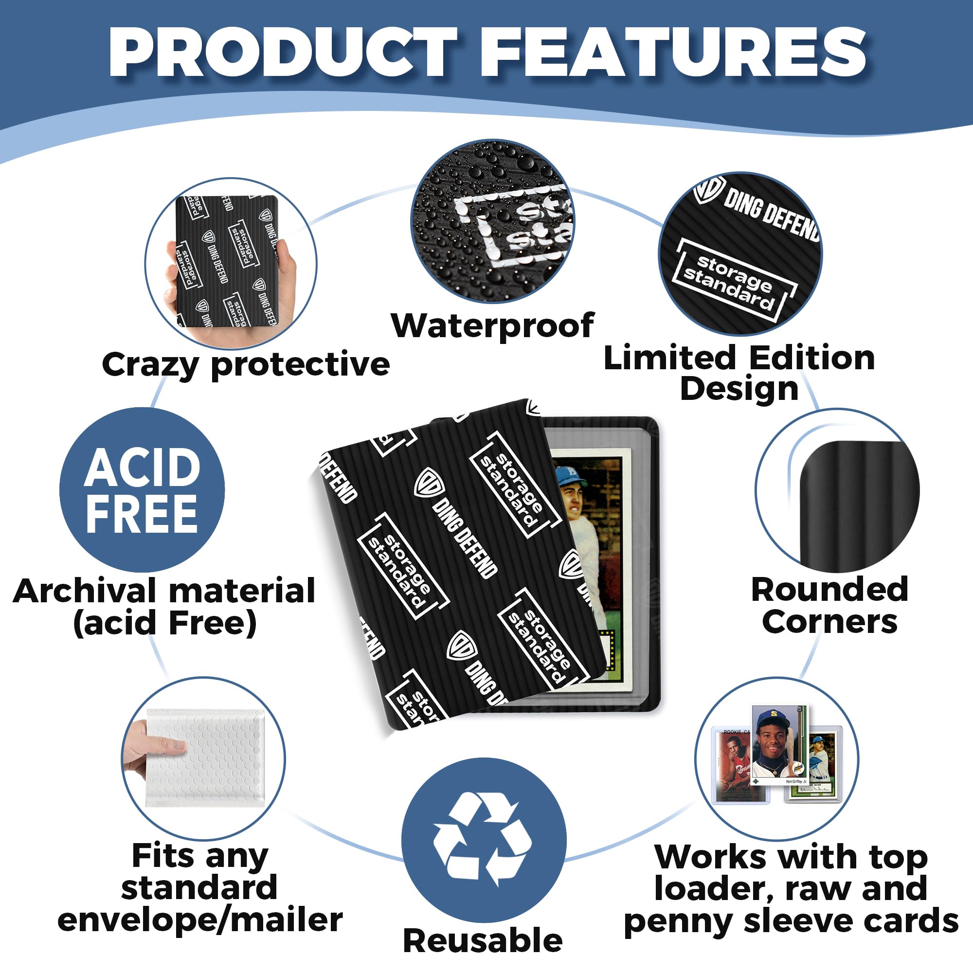 Storage Standard Ding Defend protector is waterproof and reusable