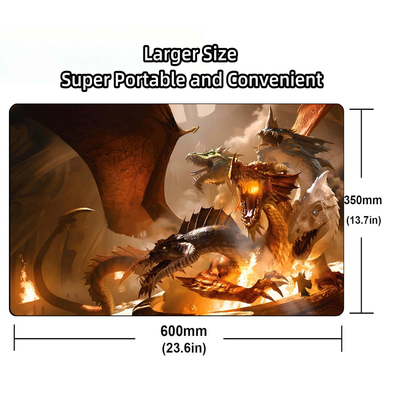 Durable rubber surface from STORKY supports frequent card play.