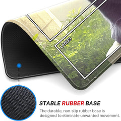STORKY MTG playmat non-slip rubber bottom keeps cards steady on tables