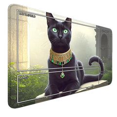 STORKY MTG playmat with zone stitched edges protects borders during fast matches
