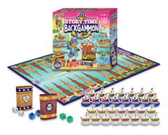 Story Time Chess backgammon board for kids invites colorful, engaging play