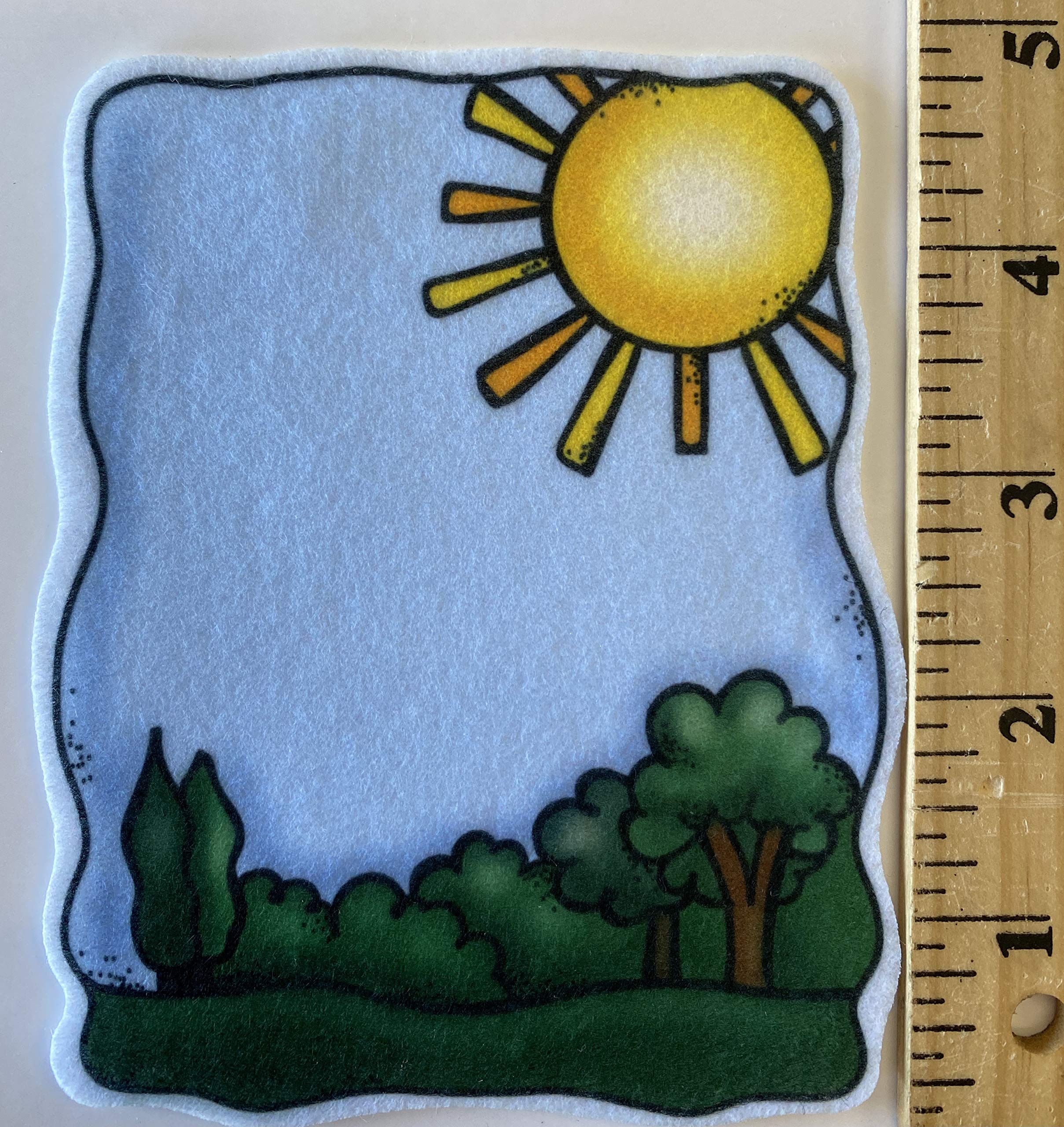 Story Time Felts Days of Creation precut figures clinging on felt board use