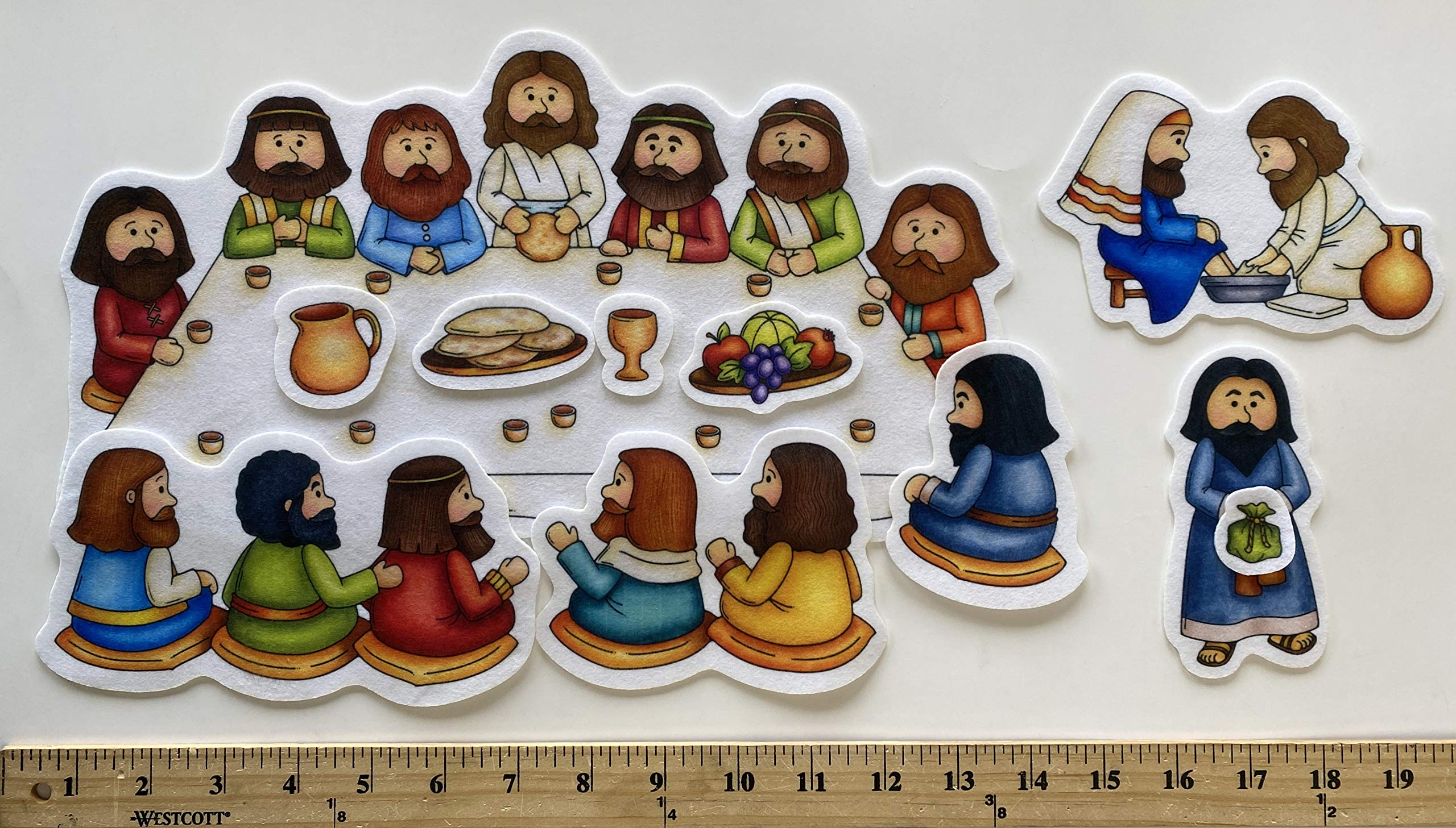 Story Time Felts Easter Deluxe Judas betrayal piece highlights a key event