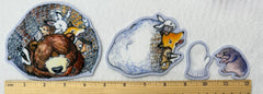 Story Time Felts raccoon-figure ideal for imaginative mitten stories.