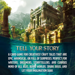 Storycaster Fantasy I Starter Deck play scene showing quick setup for group play.