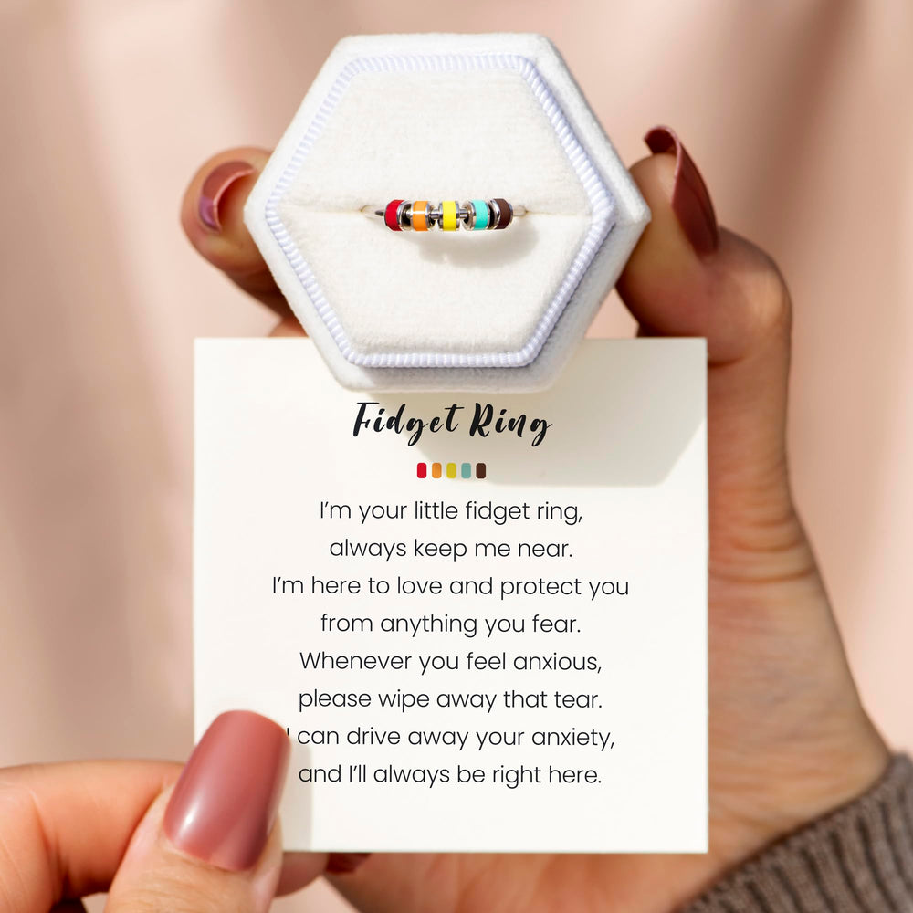 StoryJewellery fidget ring with tarnish-free finish stays bright