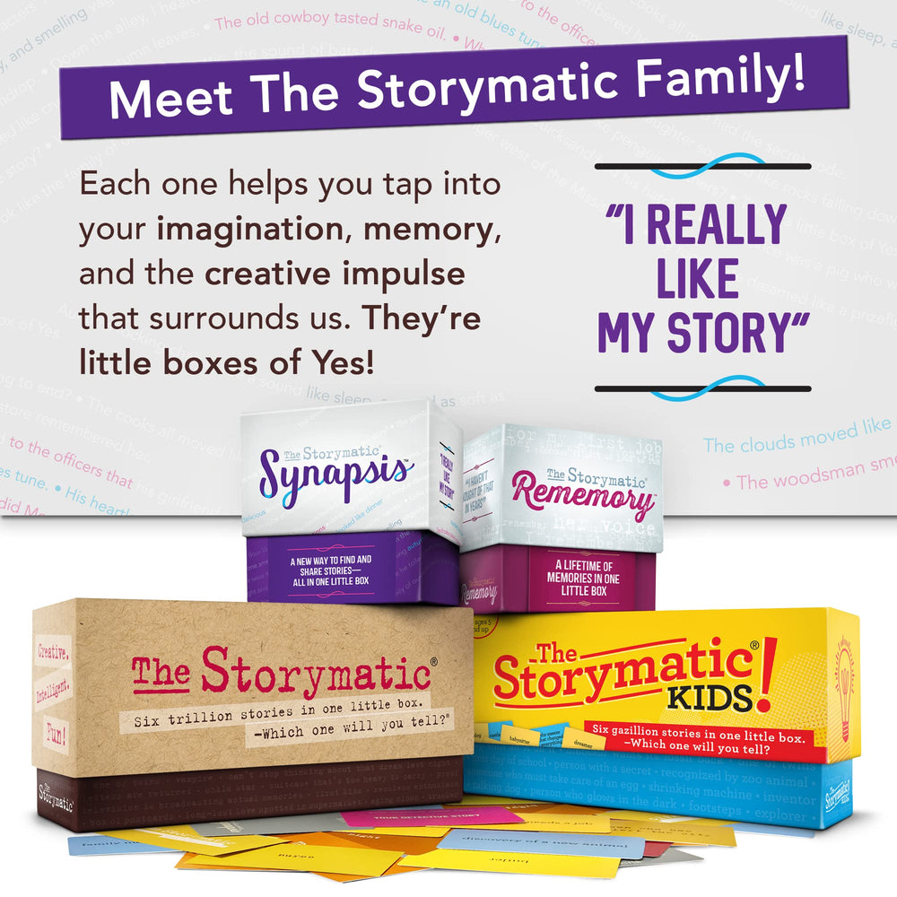 Storymatic Synapsis gift box presentation invites thoughtful, creative gift for writers