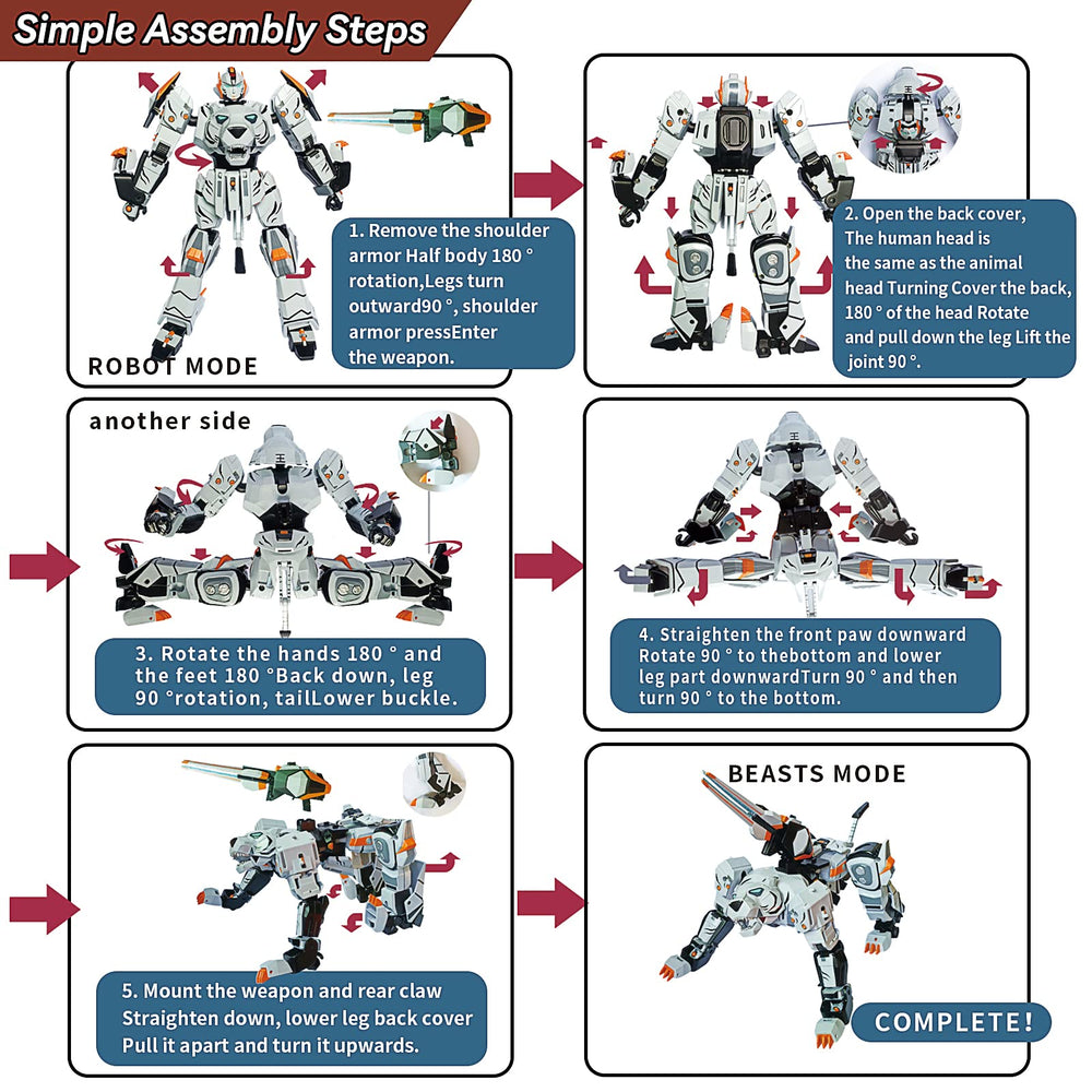 STOULKD action figure toy in white showing multiple poses