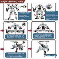 STOULKD action figure toy in white showing multiple poses
