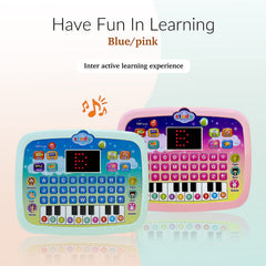 STOULKD Kid Tablet analog piano keys provide safe, tappable music practice.
