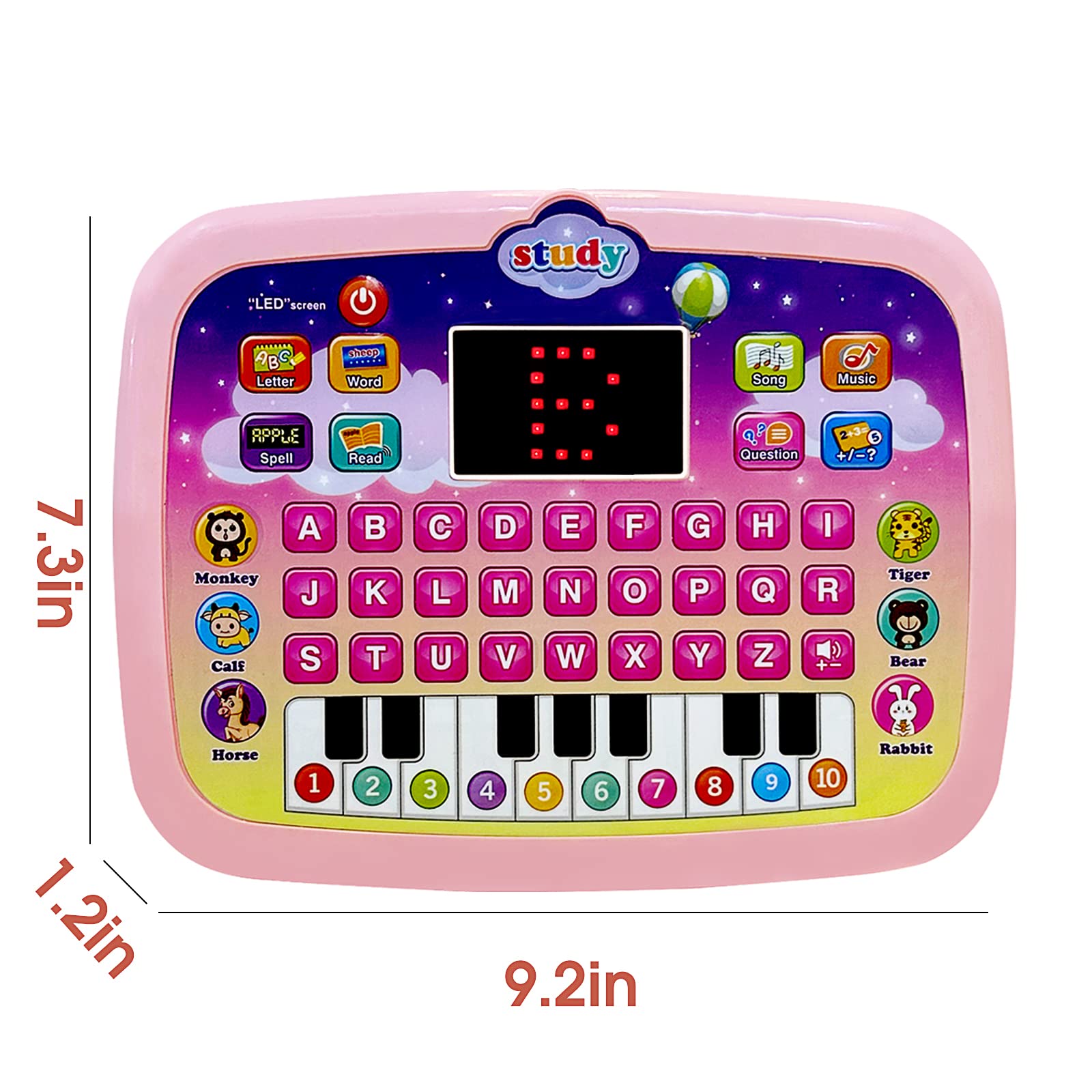 STOULKD Kid Tablet adjustable volume supports calm, focused study.