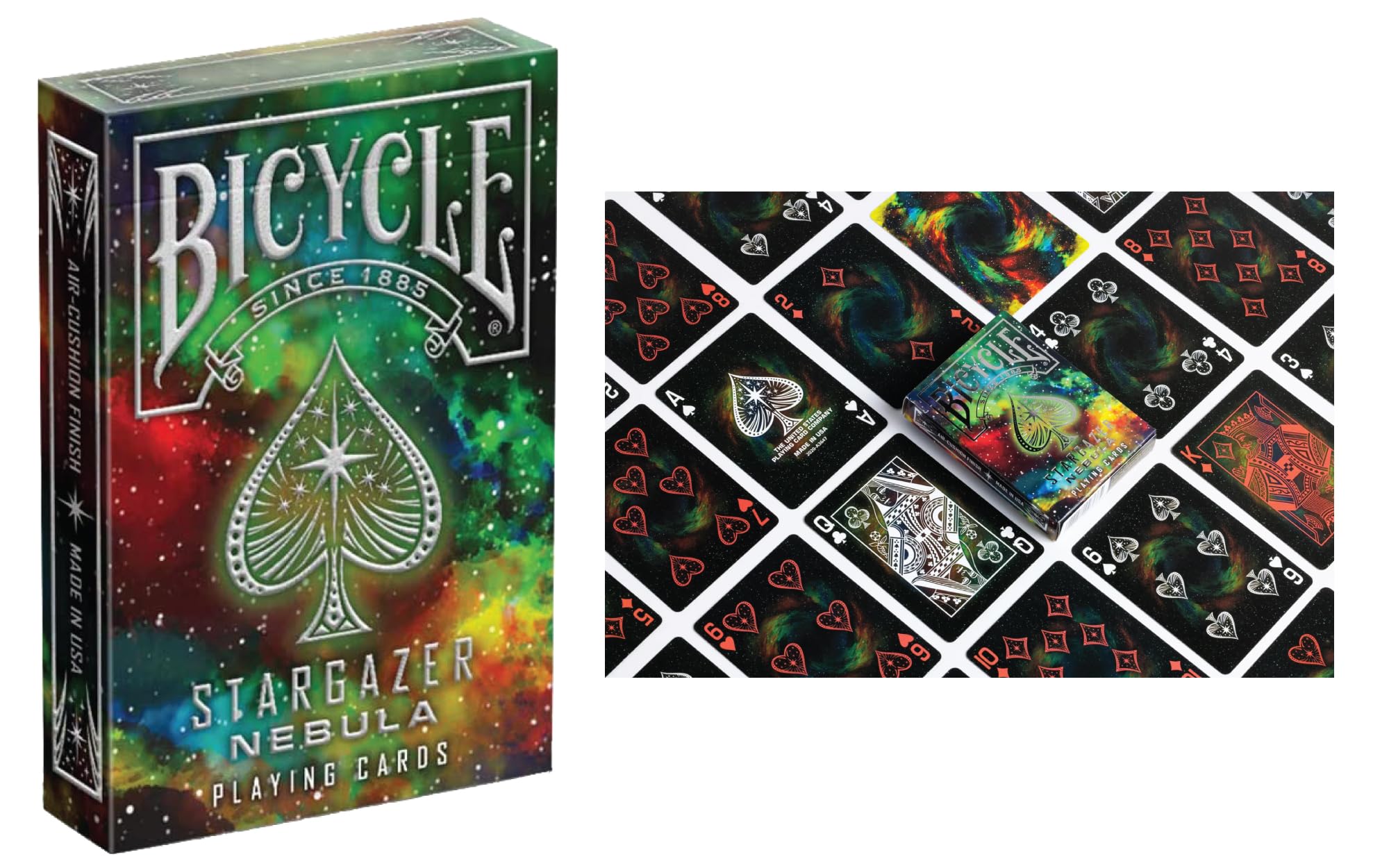 Straight Poker Supplies Bicycle Stargazer 201 deck ideal for cardistry practice