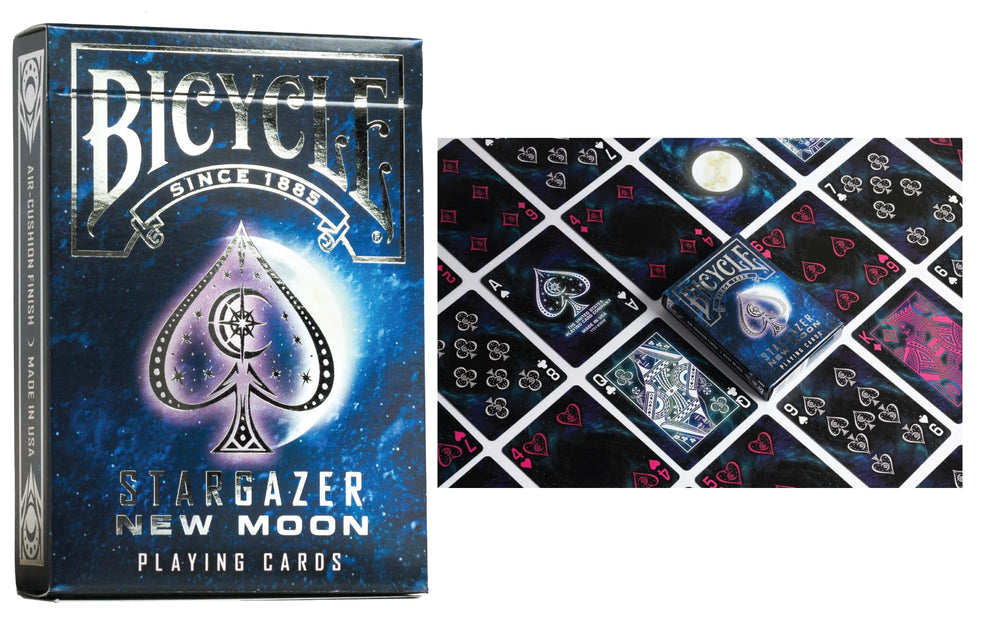 Straight Poker Supplies Bicycle Stargazer 202 deck with vivid stars for games