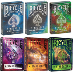 Straight Poker Supplies Bicycle Stargazer New Moon deck for magic and cardistry