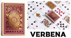 Straight Poker Supplies Bicycle Cinder deck features dramatic contrast for performance shuffles