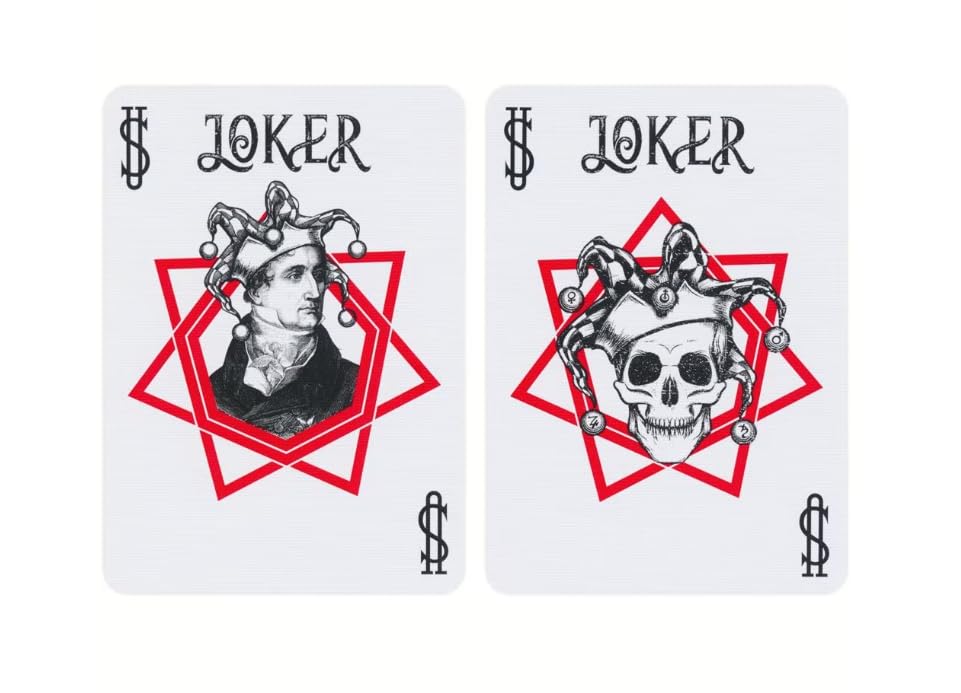 Straight Poker Supplies Hidden deck includes 52 cards and two jokers for full play