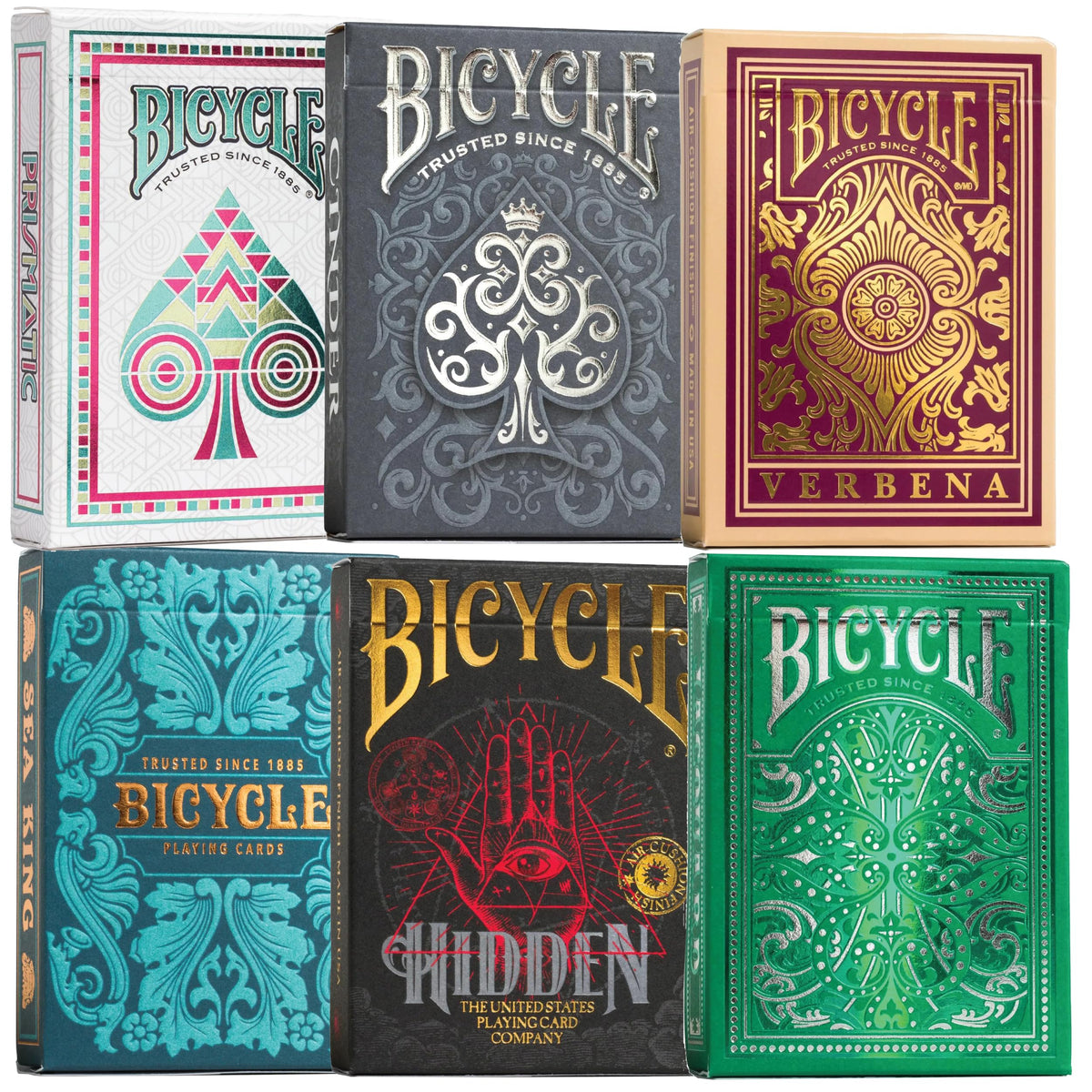 Straight Poker Supplies Bicycle Jacquard deck close-up on premium stock for smooth shuffling