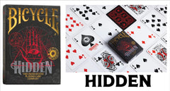 Straight Poker Supplies Cold Foil Prismatic deck shines with metallic finish and crisp edges