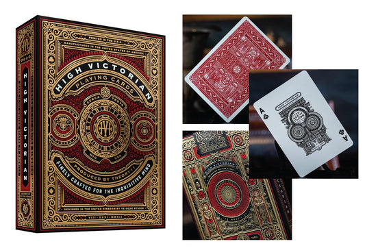 Straight Poker Supplies Theory11 High Victorian Green deck—rich color and reliable glide.