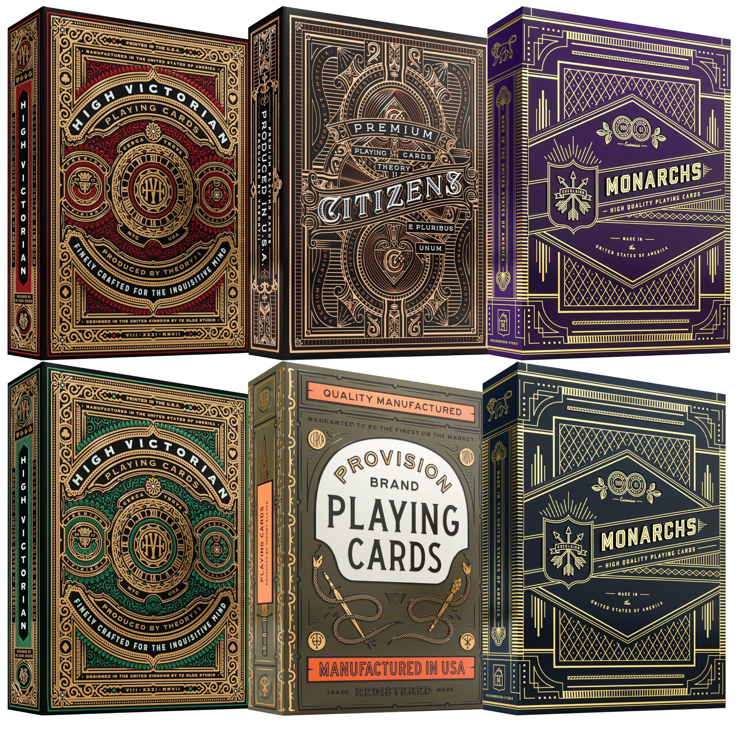 Straight Poker Supplies Theory11 High Victorian Red deck—premium stock for smooth shuffles.