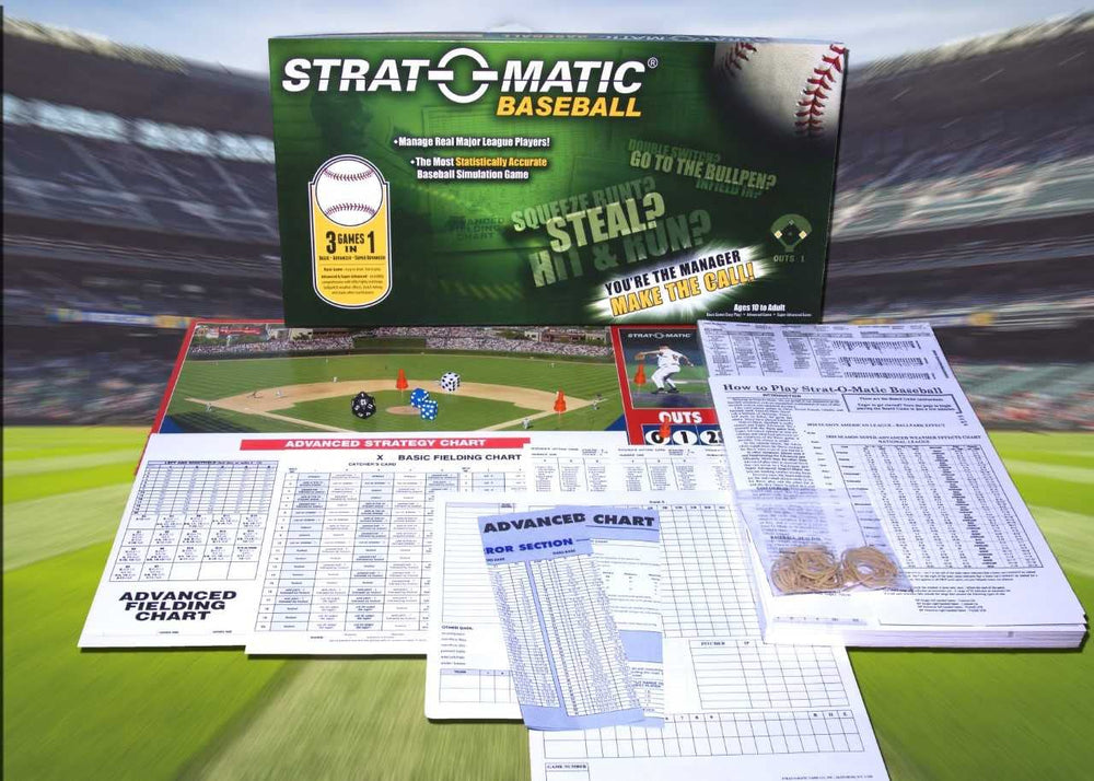 Strat-O-Matic Baseball Hall of Fame Game box ready for authentic play