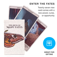 Stratagem 49 tarot-style cards—clear viewing during fast-paced encounters.