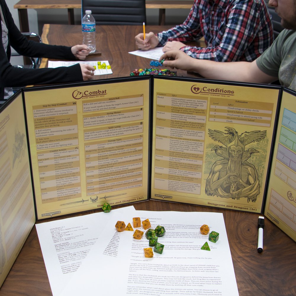 Stratagem The Master’s Tome worldbuilding lore pockets organize maps and lore during sessions.